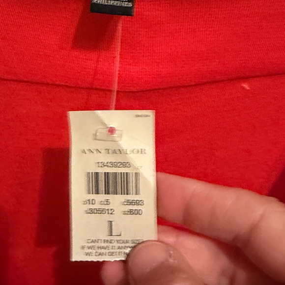 Ann Taylor Vibrant Red Long Sleeve Wrap Dress- NWT-‎ retail 129 - Picture 4 of 7